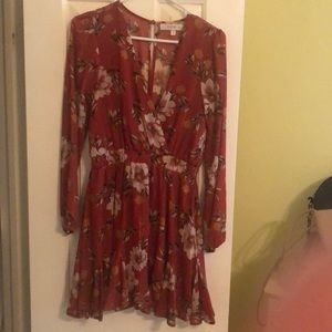 Autumnal mini dress